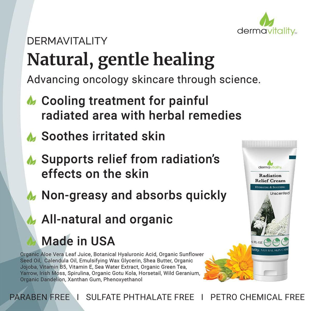 Best Calendula Cream for Radiation Burns- Organic Unscented Radiation Relief Cream
