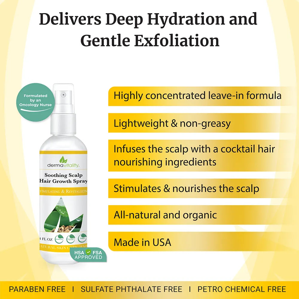 Hair Growth Spray- Soothing Scalp Formula